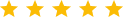 Five star review rating graphic