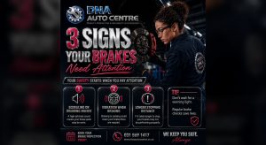 DNA Auto Centre brake safety inspection warning signs for Durban drivers